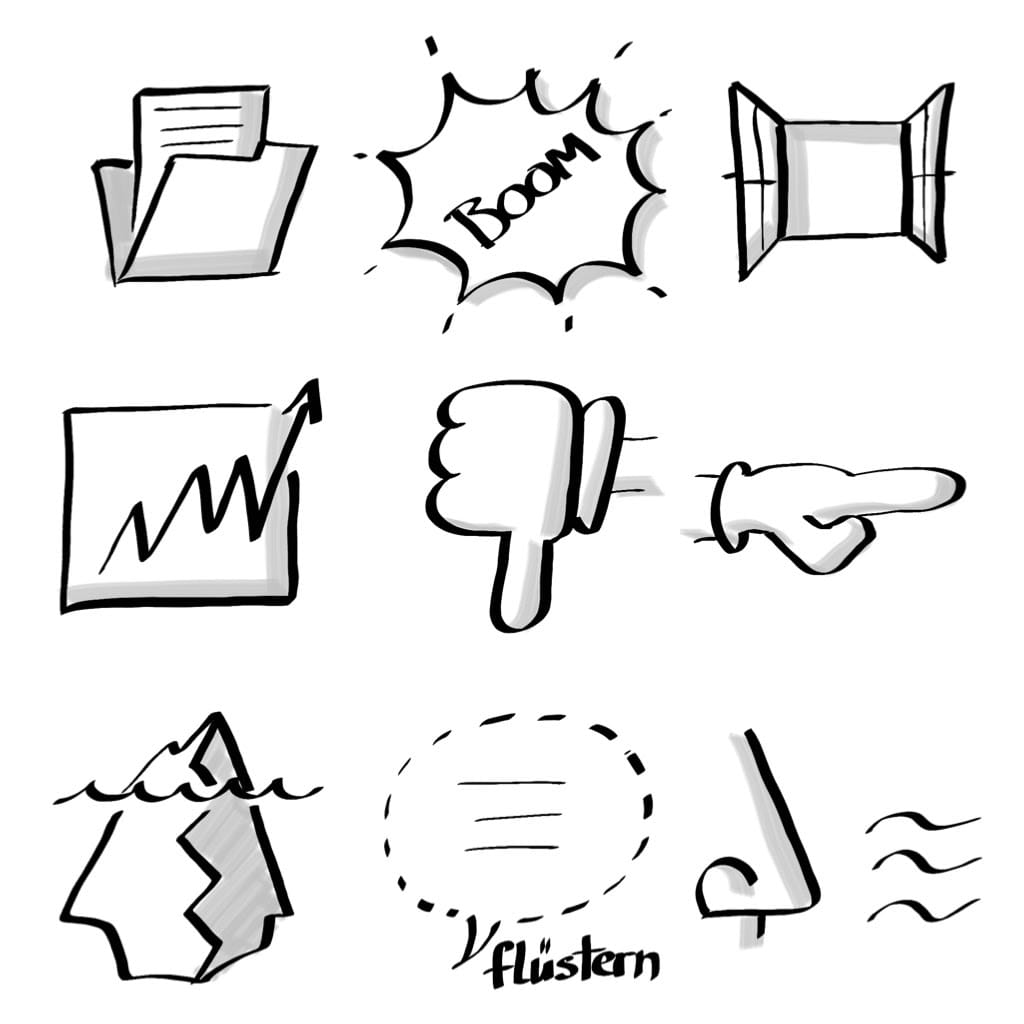 Sketchnote Icon Set 9x9